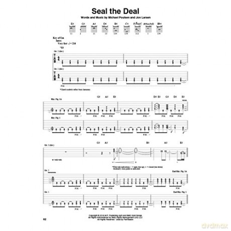 Volbeat Seal Deal Lets Boogie Guitar Rec [KSIĄŻKA]