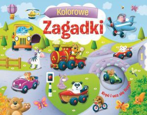 Kolorowe pojazdy. Kręć i ucz się kolorów [KSIĄŻKA]