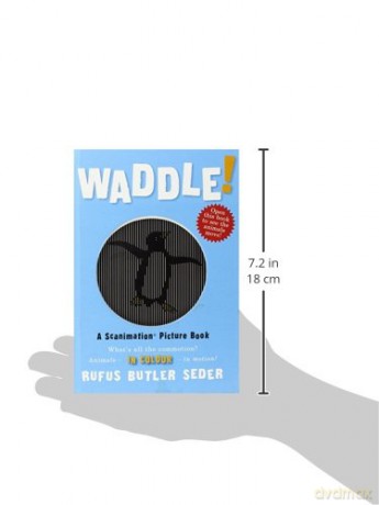 Waddle Scanimation Book - Rufus Butler Seder [KSIĄŻKA]