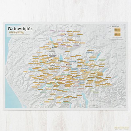 Wainwright Summits Collect Scratch Print [KSIĄŻKA]