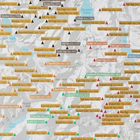 Wainwright Summits Collect Scratch Print [KSIĄŻKA]