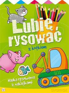 Lubię rysować z kotkiem. Nauka rysownia z nalejkami - Kuryjak Joanna [KSIĄŻKA]