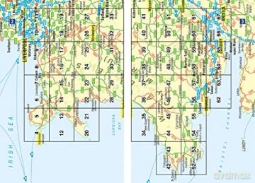 Wales A-Z Road Atlas - A-Z Maps [KSIĄŻKA]