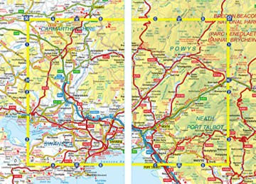 Wales A-Z Road Atlas - A-Z Maps [KSIĄŻKA]