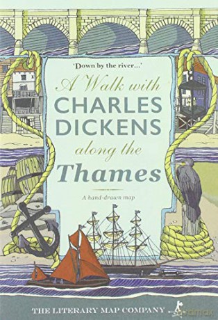 Walk With Charles Dickens Along The Tham - Ros Connelly [KSIĄŻKA]