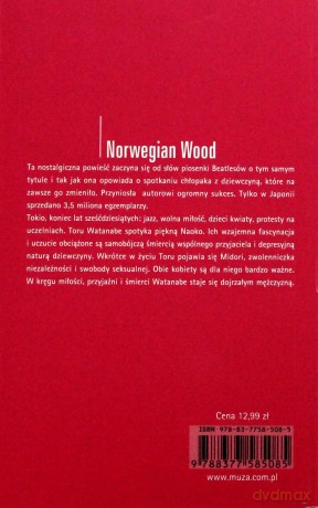 Norwegian Wood (Pocket) - Murakami Haruki [KSIĄŻKA]