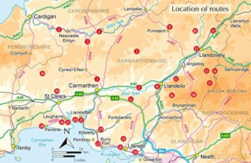 Walking In Carmarthenshire - Jim Rubery [KSIĄŻKA]