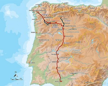 Walking La Via De La Plata/Camino Sanabr - Nicole Bukaty [KSIĄŻKA]
