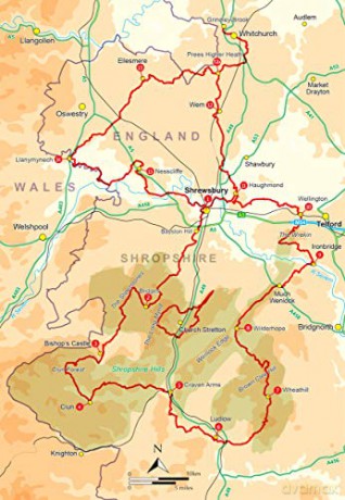 Walking The Shropshire Way - John Gillham [KSIĄŻKA]