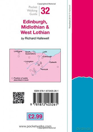 Walks Edinburgh Midlothian West Lothian - Richard Hallewell [KSIĄŻKA]