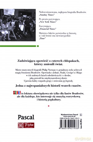 SZAŁ! Prawdziwa historia Beatlesów - Norman Philip [KSIĄŻKA]