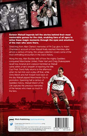 Walsall Match Of My Life - Simon Turner [KSIĄŻKA]