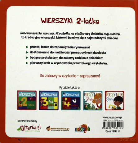 Wierszyki 2-latka [KSIĄŻKA]