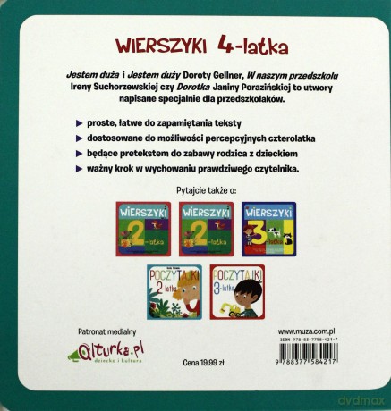 Wierszyki 4-latka [KSIĄŻKA]