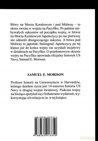 Morze Koralowe,Midway I Działan Ia Okrętów Podwodnych - Morison S.E. [KSIĄŻKA]