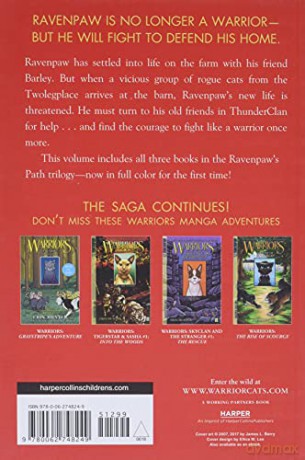 Warriors Manga Warriors Ravenpaws Path S - Erin Hunter [KSIĄŻKA]
