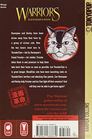 Warriors Ravenpaws Path 2 - Hunter [KSIĄŻKA]