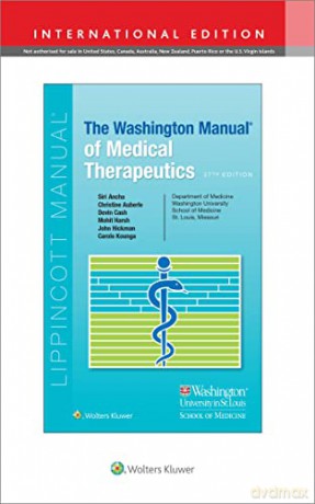 Washington Manual Of Medical Therapeutic - Siri Ancha [KSIĄŻKA]