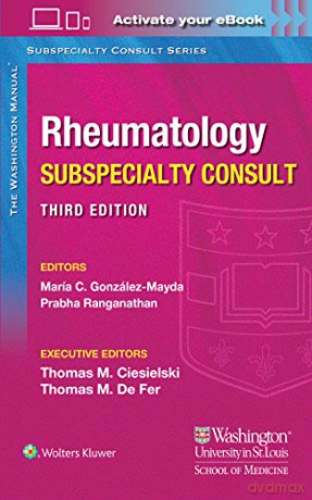 Washington Manual Rheumatology Subspecia - Gonzalez Maria [KSIĄŻKA]