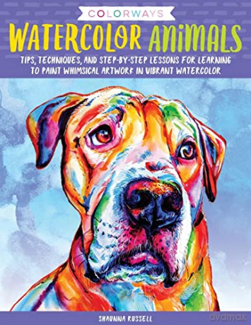 Watercolor Animals - Shaunna Russell [KSIĄŻKA]