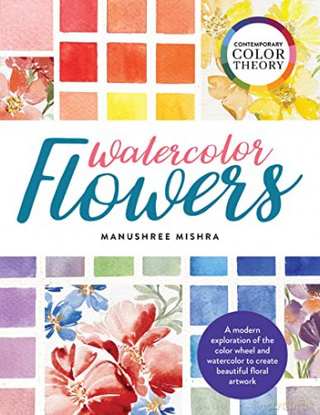 Watercolor Flowers - Manushree Mishra [KSIĄŻKA]