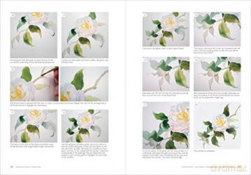Watercolor Flowers Chinese Style - Lu He [KSIĄŻKA]