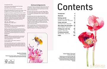 Watercolour Flowers For/Absolute Beginne - Fiona Peart [KSIĄŻKA]