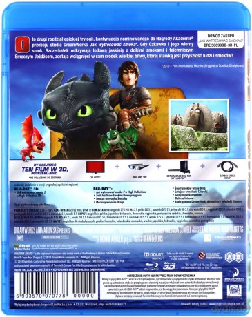 Jak wytresować smoka 2 3D [Blu-Ray 3D]