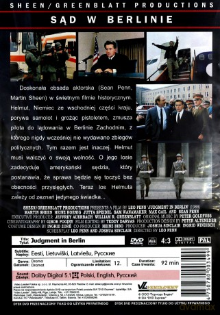 Sąd w Berlinie [DVD]