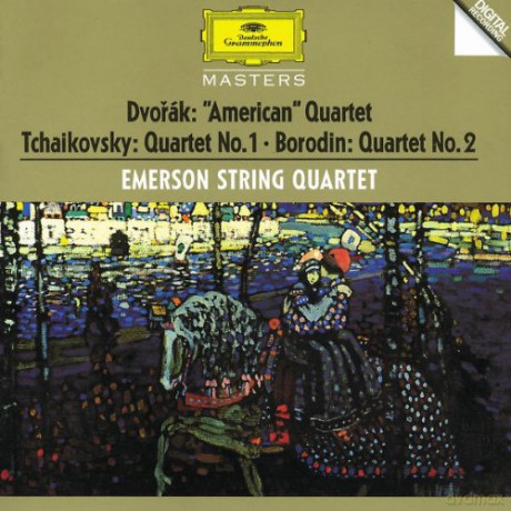 Masters Emerson String Quartet: Dvorak+'American'quartet;Tchaik;Borodin [CD]