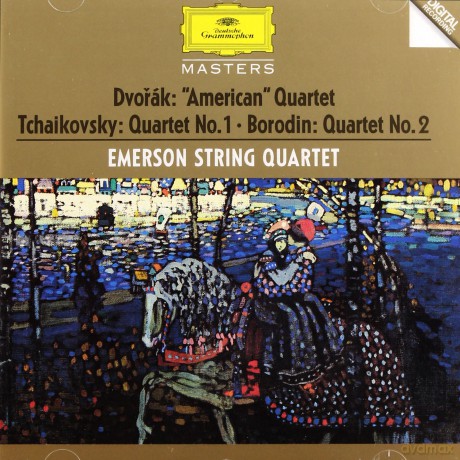 Masters Emerson String Quartet: Dvorak+'American'quartet;Tchaik;Borodin [CD]