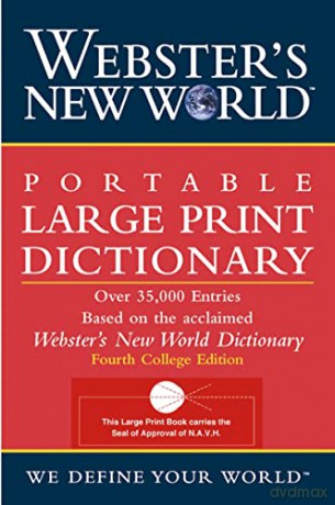 Webster's New World Portable Large Print - The Editors Of The W [KSIĄŻKA]
