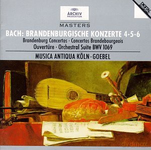 Masters Goebel,Musica Ant Koln: Bach:Brandenburg.Conc.4-5-6 [CD]