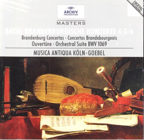 Masters Goebel,Musica Ant Koln: Bach:Brandenburg.Conc.4-5-6 [CD]