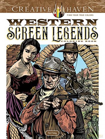 Western Screen Legends Colouring Books - Tim Foley [KSIĄŻKA]