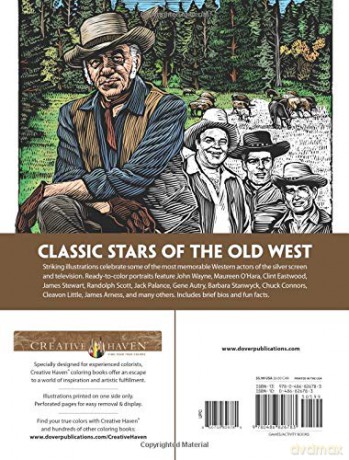 Western Screen Legends Colouring Books - Tim Foley [KSIĄŻKA]