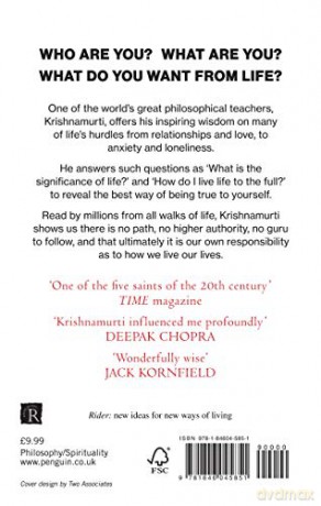 What Are You Doing With Your Life - J Krishnamurti [KSIĄŻKA]