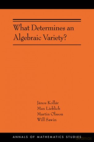 What Determines An Algebraic Variety - Will Et Al Sawin [KSIĄŻKA]