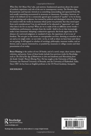 What Does Art Mean Now - Bruce Fleming [KSIĄŻKA]