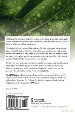 What Great Principals Do Differently - Todd Whitaker [KSIĄŻKA]