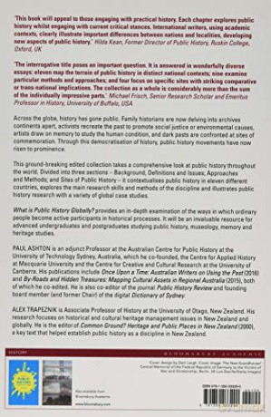 What Is Public History Globally - Paul Ashton [KSIĄŻKA]