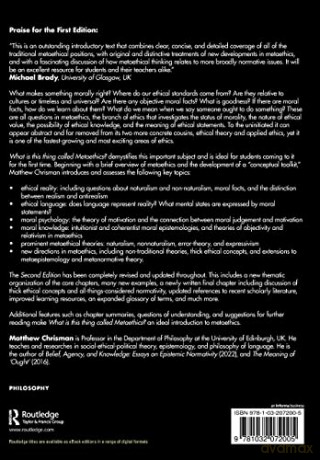 What Is This Thing Called Metaethics - Matthew Chrisman [KSIĄŻKA]