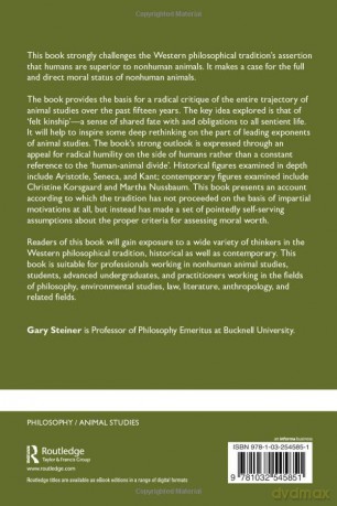 What We Owe To Nonhuman Animals - Gary Steiner [KSIĄŻKA]