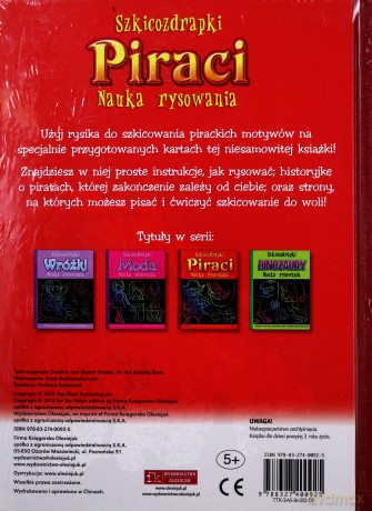 Szkicozdrapki. Piraci. Nauka Rysowania [KSIĄŻKA]