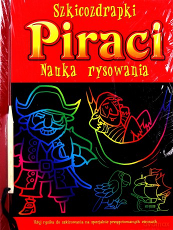 Szkicozdrapki. Piraci. Nauka Rysowania [KSIĄŻKA]
