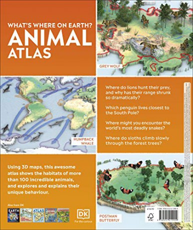 Whats Where On Earth Animal Atlas [KSIĄŻKA]