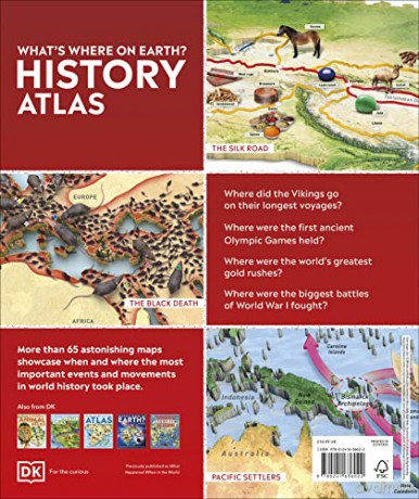 Whats Where On Earth History Atlas - Fran Baines [KSIĄŻKA]
