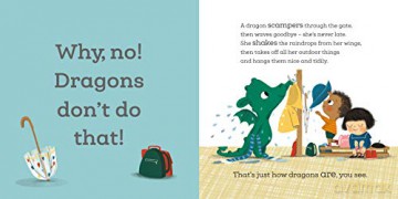 When A Dragon Goes To School - Caryl Hart [KSIĄŻKA]