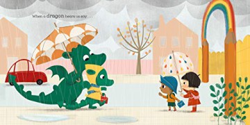 When A Dragon Goes To School - Caryl Hart [KSIĄŻKA]