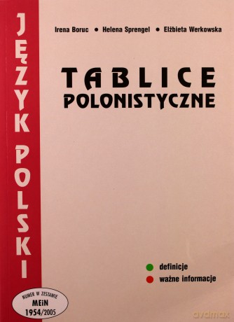 Tablice Polonistyczne [KSIĄŻKA]